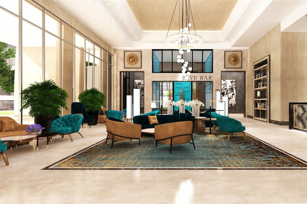 Doubletree By Hilton Antalya City Centre Bagian luar foto The lobby of the hotel